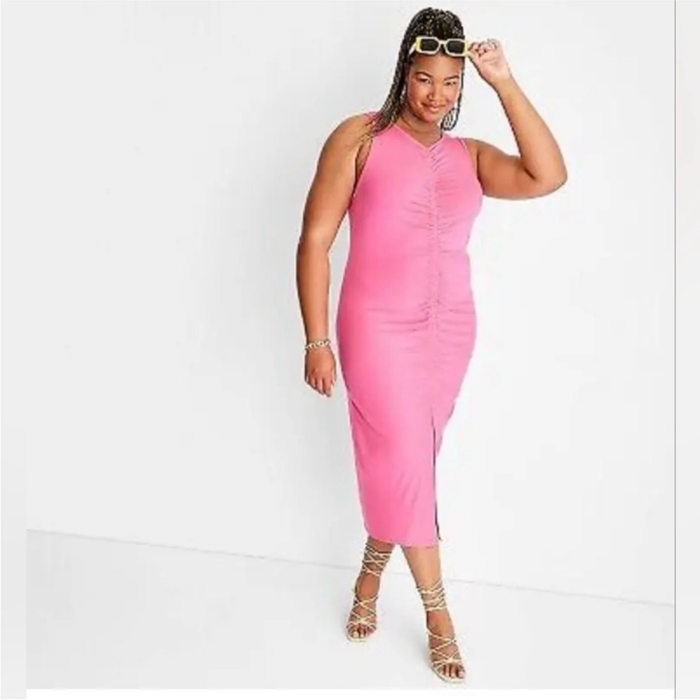 Future Collective Alani Noelle pink Dress Size 1X